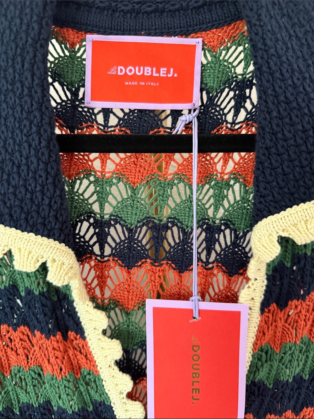 NWT La Double J Crochet Dress - Picture 6 of 6